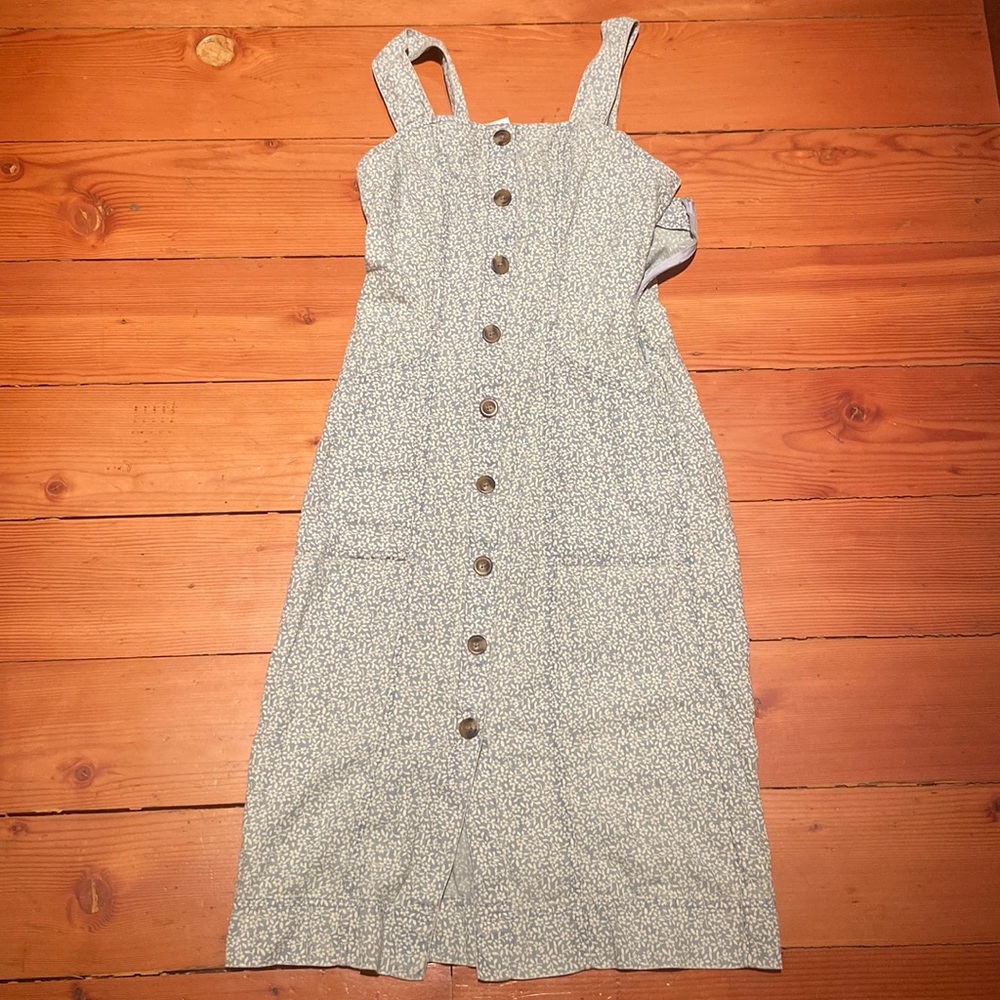 American Eagle Floral Button Dress